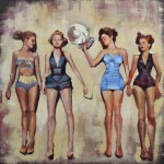 Chantelle Allen's Beach Bums Painting