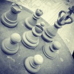 Stone Ware Chess Set